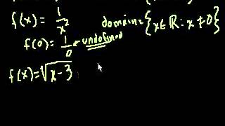 Domain of a function  Functions and their graphs  Algebra II  Khan Academy