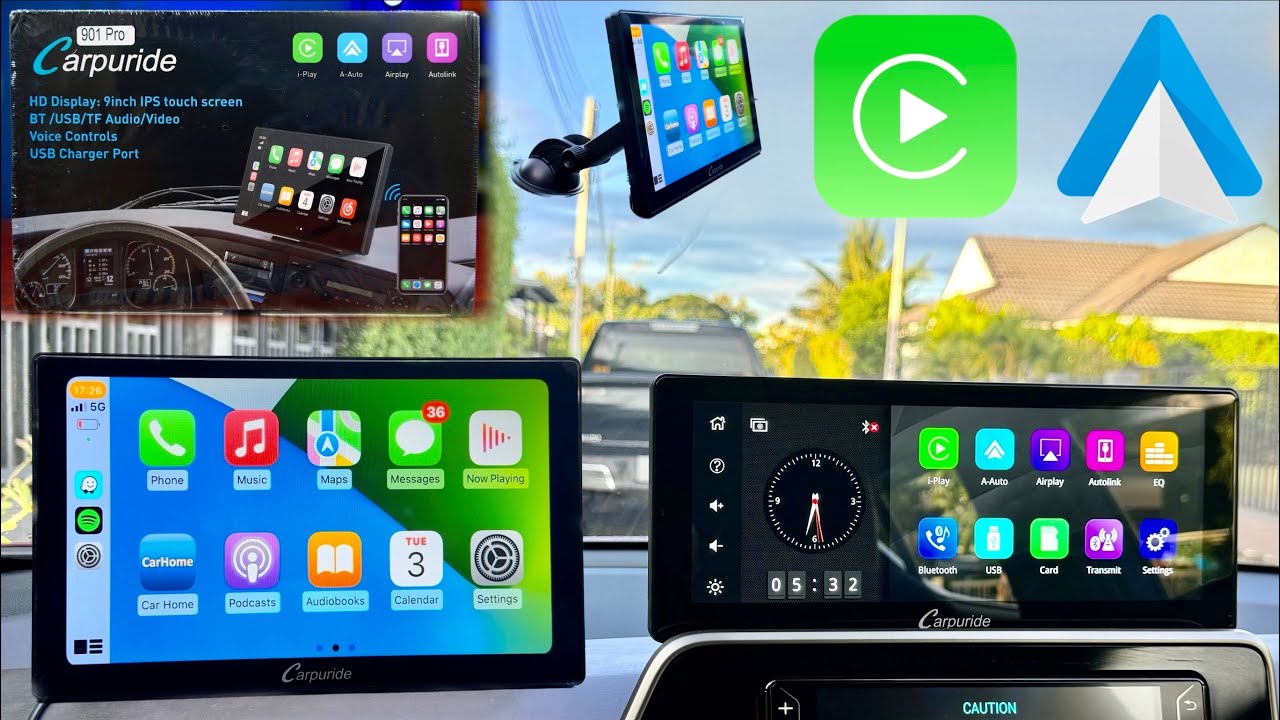 Wireless Apple CarPlay Android Auto Bildschirm in Münster