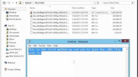 How To Join  001 File with FSJ (File Splitter And Joiner), Two Method How To Join