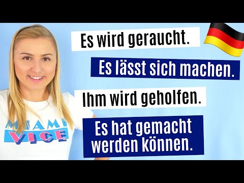 Μάθετε Γερμανικά: παθητικές υποκατάστατες φόρμες, πρώτες λέξεις, ρήματα τρόπου, αντικειμενικό