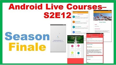 Android Live Courses S2E12 : MVVM Room LiveData CRUD - Season Finale