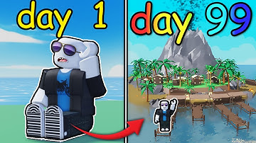 i completed Roblox build an island...