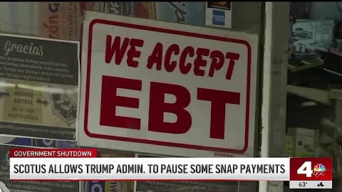 SCOTUS allows Trump administration to pause some SNAP payments