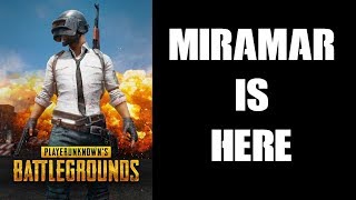 IT'S HERE! Miramar Desert Map On Xbox One PUBG! (Test Server)