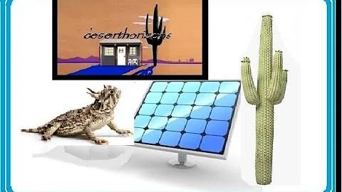 Horned Toad & Solar Problems @ AZ Off-Grid (Unplugged)