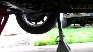 How To: Jack Up Front End On Toyota Corolla AE92