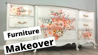 Chalk Painted Furniture Makeover | How to prep your piece before you paint
