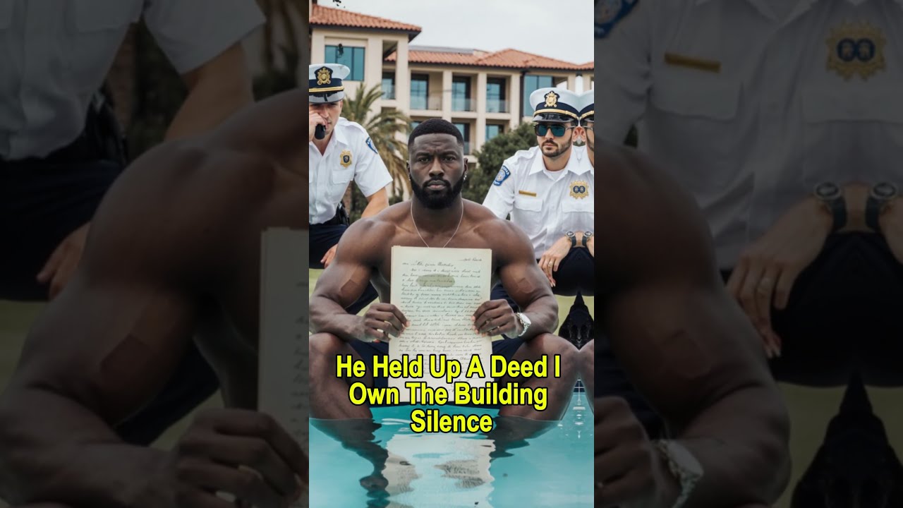 Cops Questioned Him At The Pool Then He Showed Them Deed