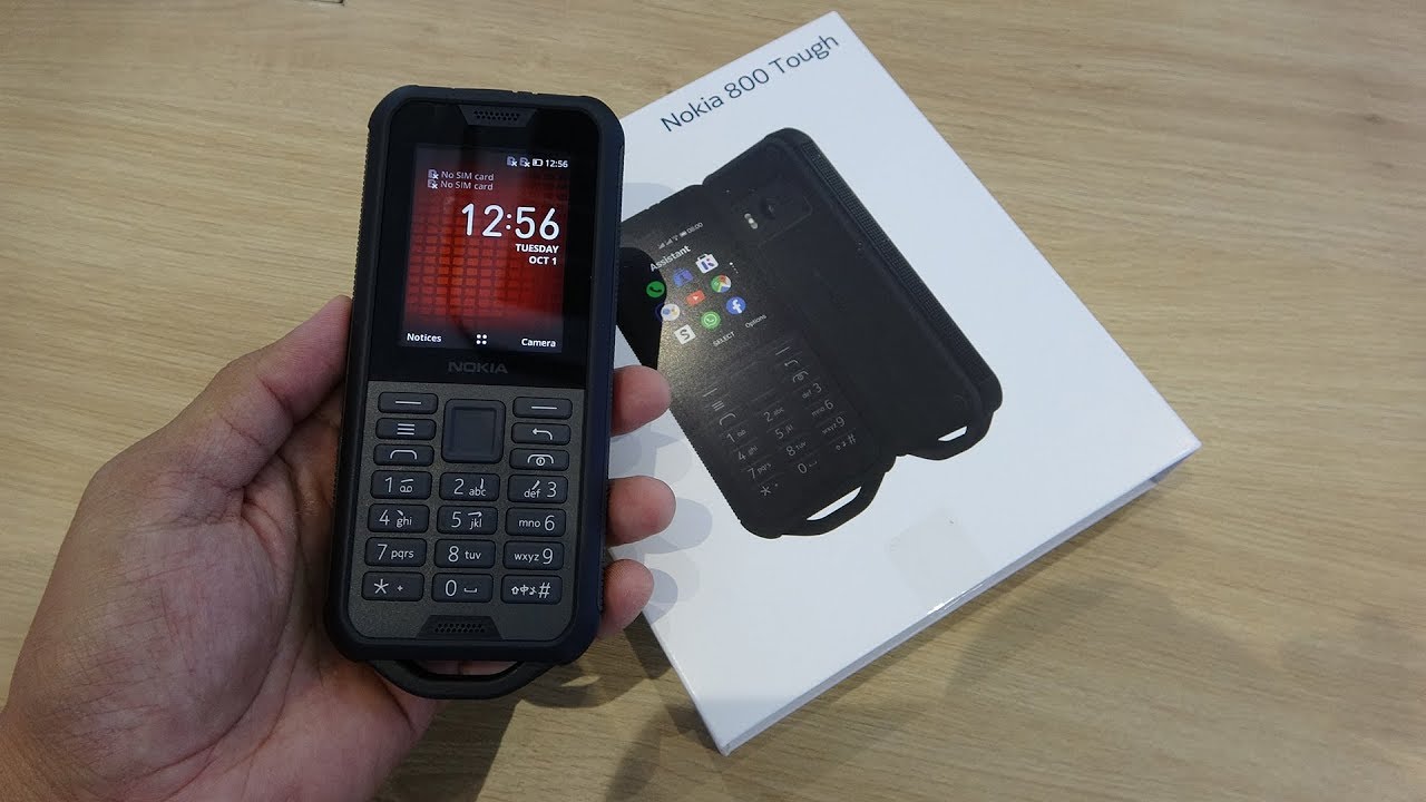 Nokia 800 Tough Black Unboxing Youtube