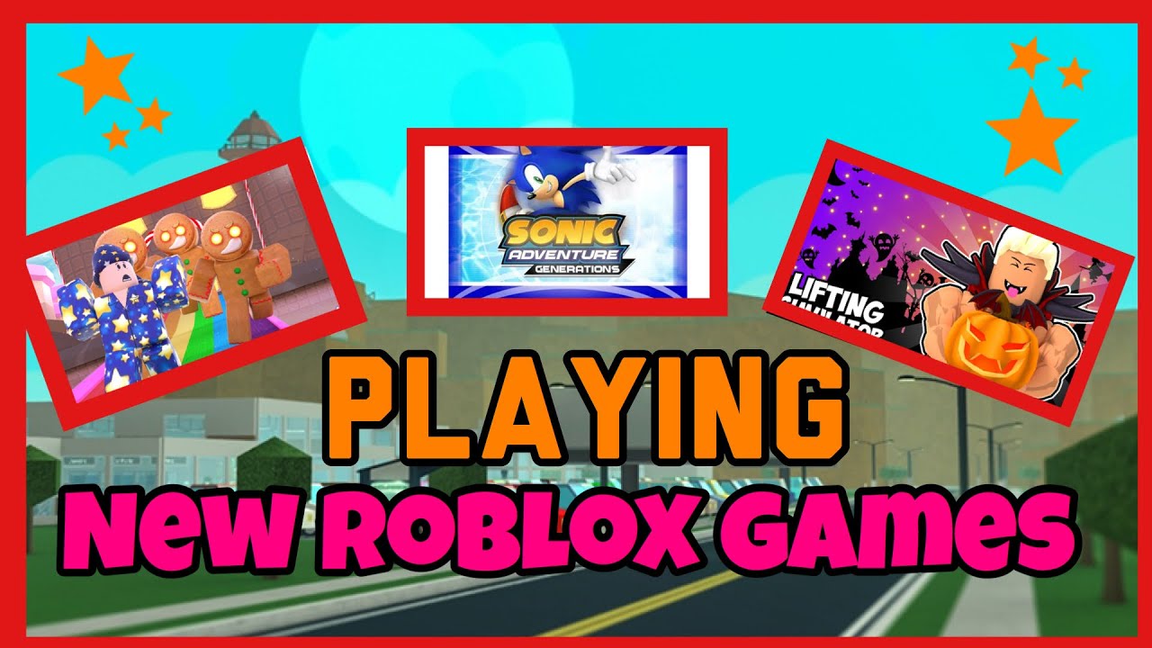 Playing NEW GAMES Roblox YouTube