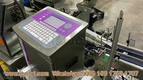 CYCJET B3020 Industrial Inkjet Printer for PET Fruit Packaging Box Online Marking طابعة نافثة للحبر