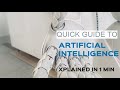 Artificial intelligence | AI Tutorial for Beginners | Explained in 1 min | Interview Questions