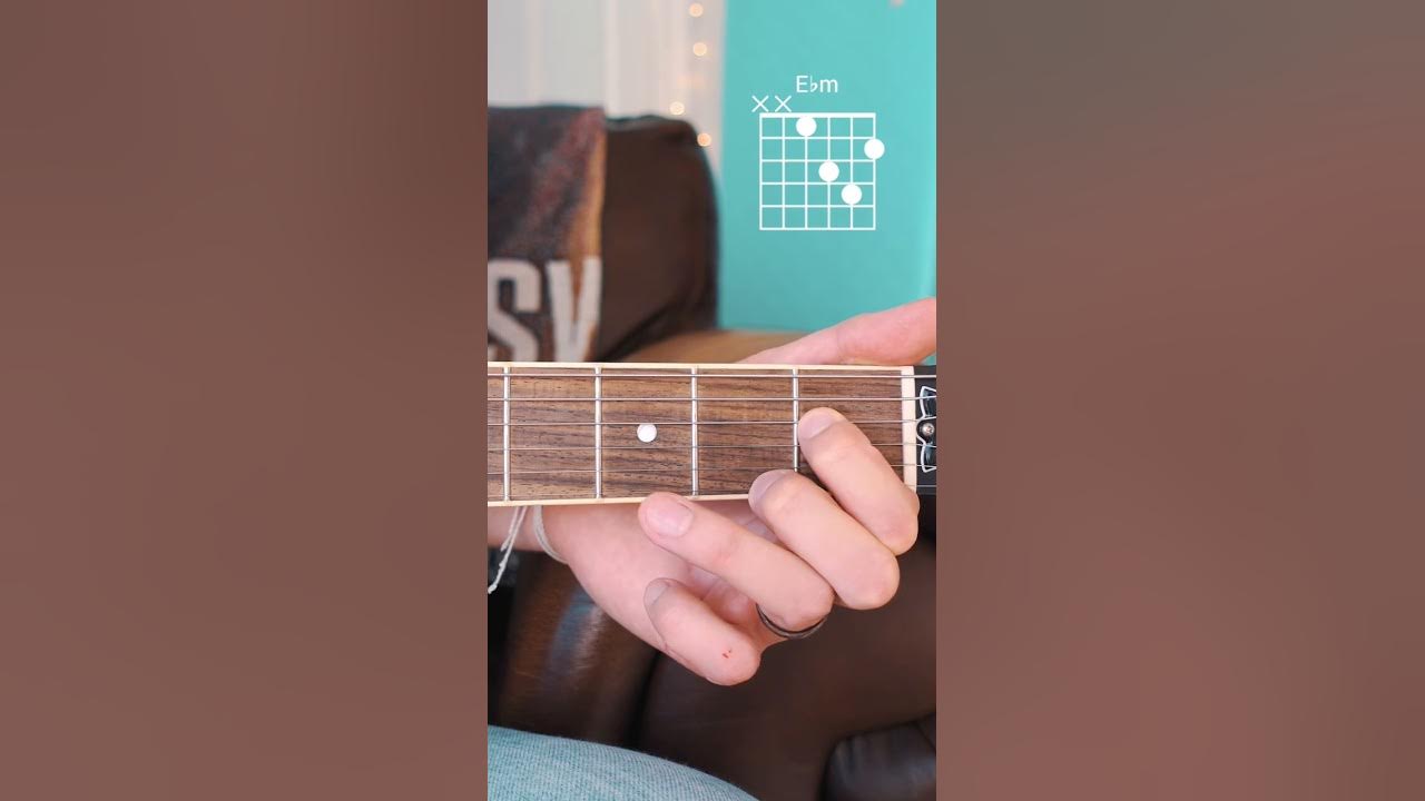 Ebm Chord on the Guitar (E Flat Minor) - Diagrams, Finger Positions, Theory