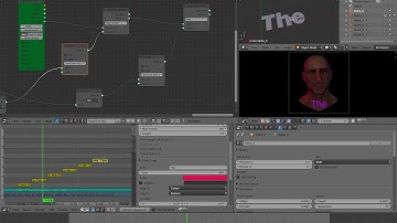 LIVENODING 879 / Video Sequence to Text 3D with SV Nodes