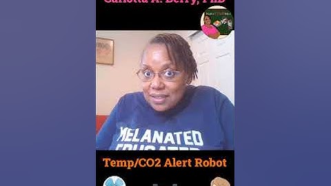 TEMP/CO2 alert robot using Sparkfun Qwiic Connect Sensors/Sparkfun Inventor