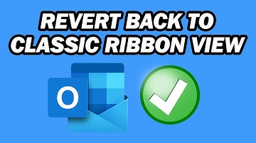How to Revert Back to Classic Ribbon View in Microsoft Outlook | Fast and Easy