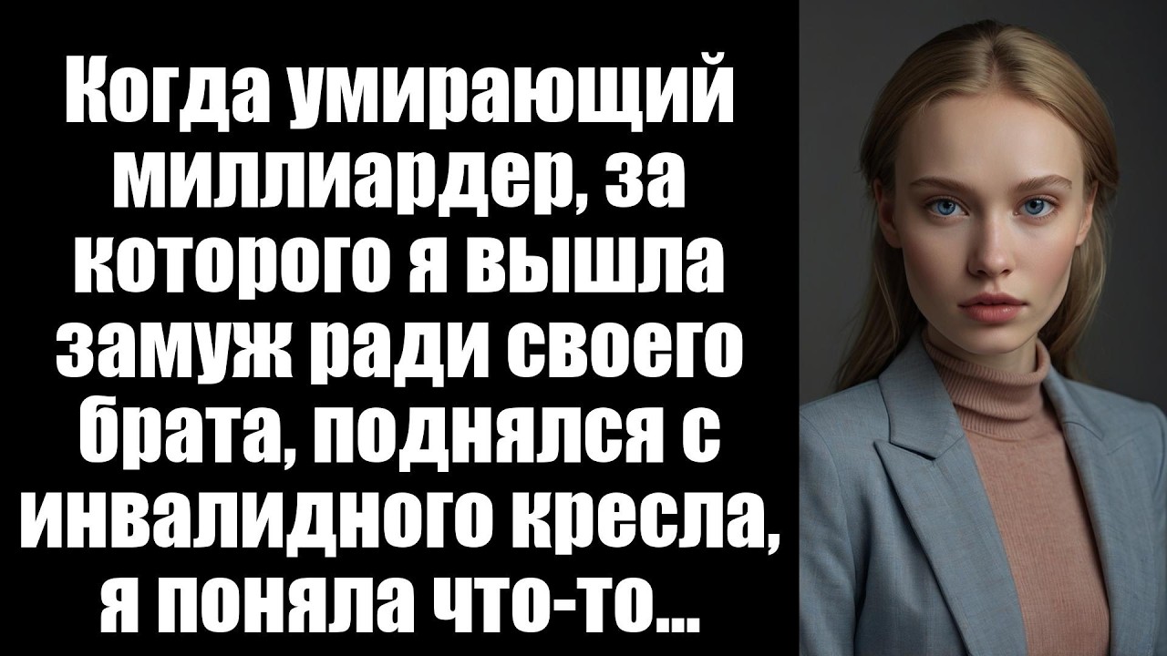 Когда умирающий миллиардер, за которого я вышла замуж ради своего брата, поднялся с инвалидного крес
