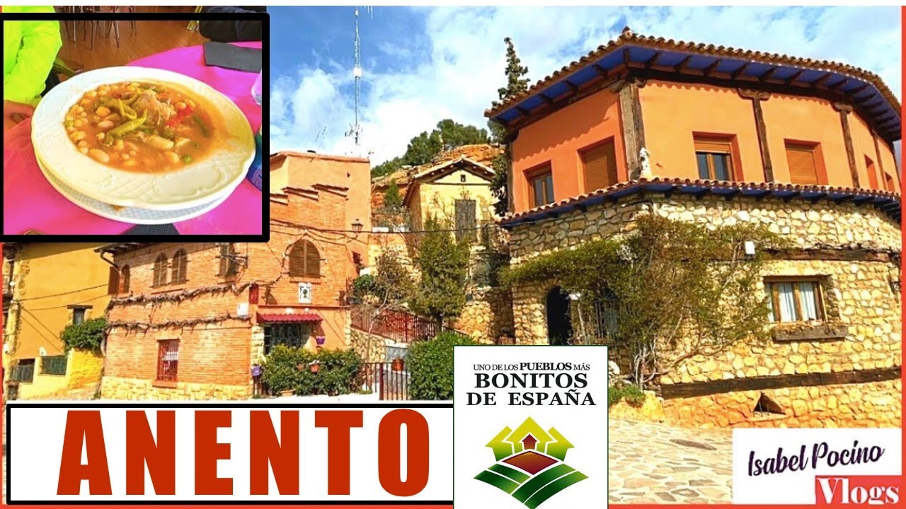 ANENTO🏡 PUEBLOS más BONITOS de ESPAÑA🌳 COMER BIEN en ANENTO 🌳 Anento RUTA CIRCULAR❤️ HOTEL en DAROCA