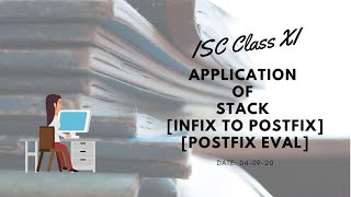 ISC Class XI: Applications of Stack [Bengali]