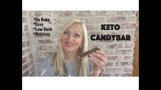 Keto/low carb candy bar that will blow your mind!   Peanut butter and chocolate deliciousness.