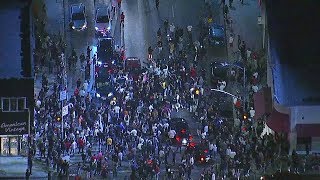 Large Crowd Gets Rowdy During Memorial For Xxxtentacion  Abc7