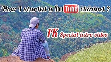 Intro video for YouTube channel | 1000 subscribers celebration | 1k family | YouTube channel intro