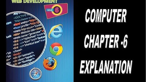 Chapter-6 (Web Development Explanation)