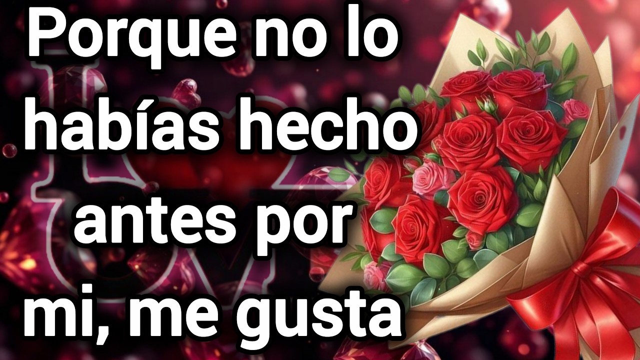 Porque no lo habías hecho antes por mi me gusta