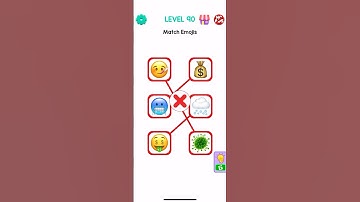 Match Emojis 😍 Emoji Story: Tricky Puzzles | Level 90 |