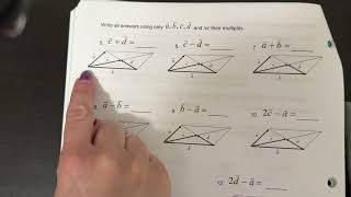 U4T1 operations with vectors graphically