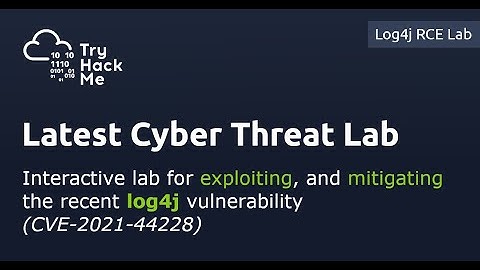 Exploiting log4j (CVE-2021-44228) RCE