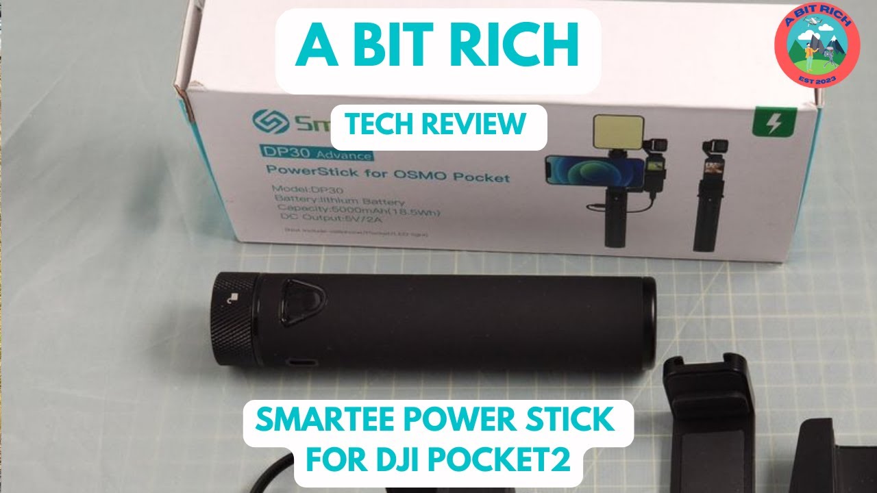 TECH REVIEW - SMATREE POWERSTICK FOR DJi POCKET 2 - YouTube