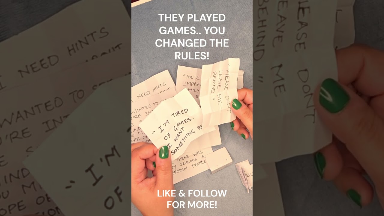 THEY PLAYED GAMES   BUT YOU CHANGED THE RULES #tarot #lovemessages #psychiclovereading #lovereading