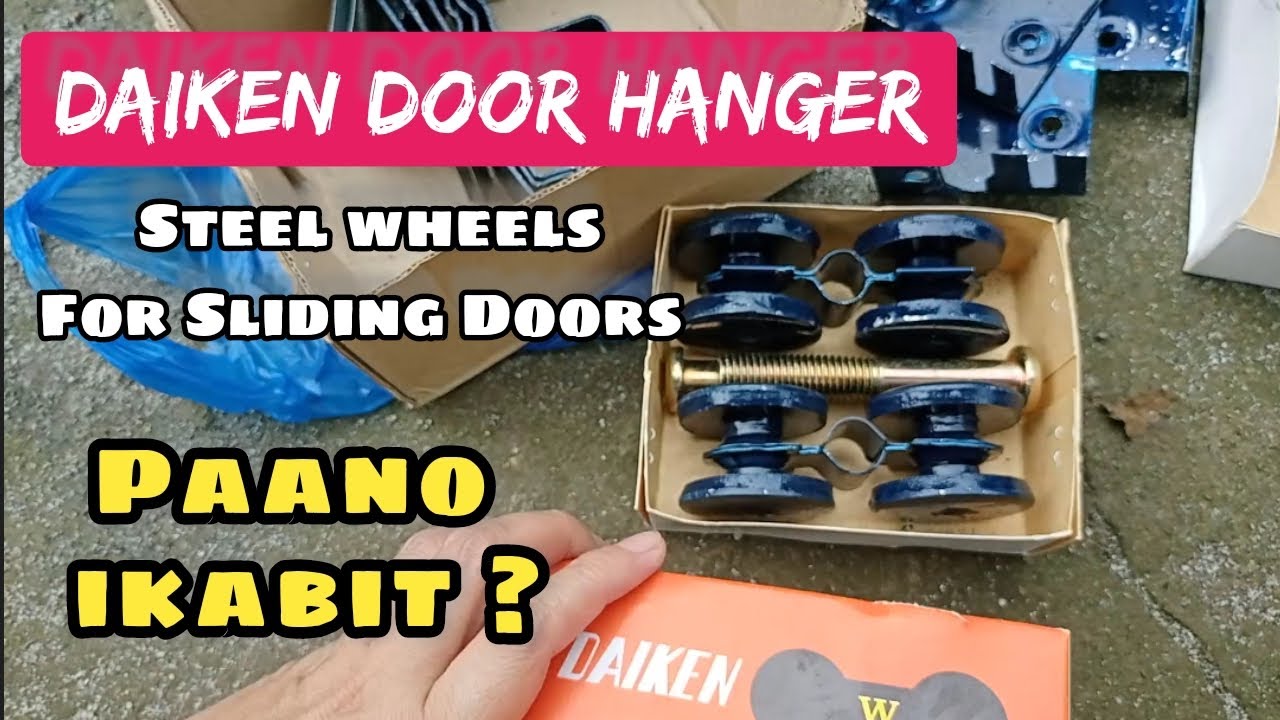 DAIKEN Door Hanger for SLIDING Doors / How to Assemble / Installation
