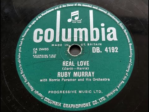 Ruby Murray 'Real Love'  1958 78 rpm