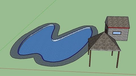 Making a Swimming Pool on SketchUp for Schools