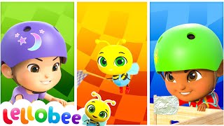 Ready, Set, GO!!!! Racing At The Farm 🍯 Lellobee City Farm 🍯 Kids Songs & Cartoons! Sing and Dance