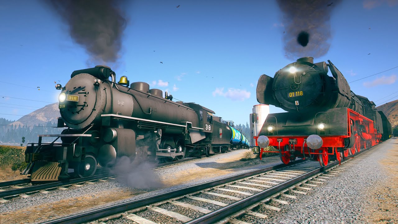 WESTERN PACIFIC 318 Driving from Abandoned Train Depot to Port of LS! - Grand Theft Auto V