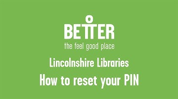 How to reset your Library Account PIN Number