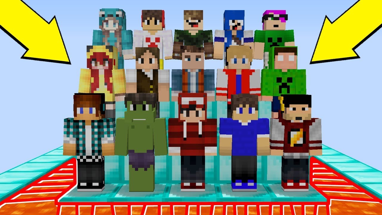 CAMPEONATO DE YOUTUBERS !!! 🏆😂 - MINECRAFT - YouTube