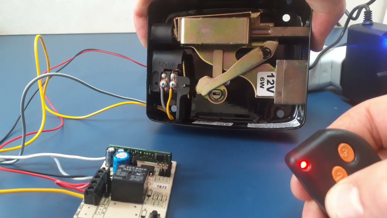 Acionador Fechadura Elétrica - Ligação Passo a Passo Com Receptor COMPATEC RECMP21