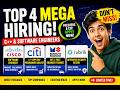 TOP 4 MASSIVE HIRING 2026 🔥 Cisco, Citi, Maruti &amp; Rubrik Hiring Freshers | Apply Now