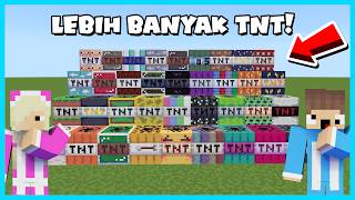 MIPAN \u0026 ZUZUZU LEDAKAN LEBIH BANYAK BOM TNT SUPER KEREN DI MINECRAFT SURVIVAL! KALIAN HARUS LIAT