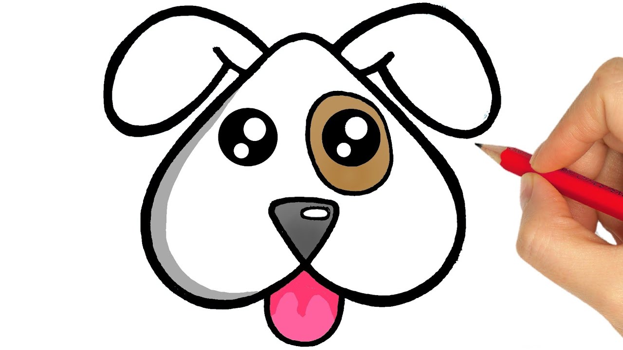 COMMENT DESSINER UN CHIEN FACILE ETAPE PAR ETAPE - YouTube