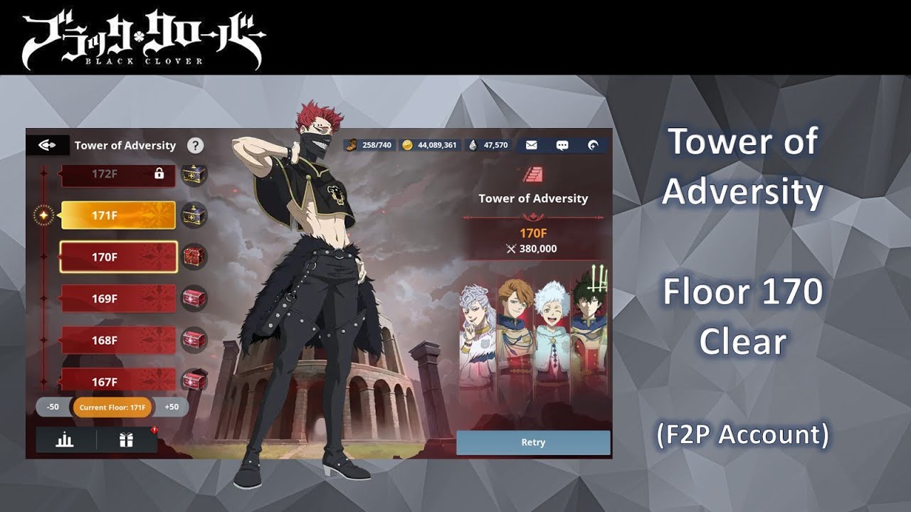 Tower of Adversity Floor 170 F2P Run ft  Zora Reflect Trap Strategy