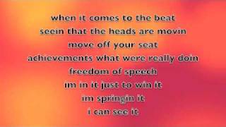 Video thumbnail of "Livin' On A High Wire (lyrics) - Lemonade Mouth"