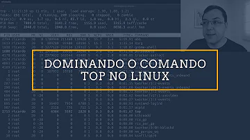 Como usar o comando top no Linux?