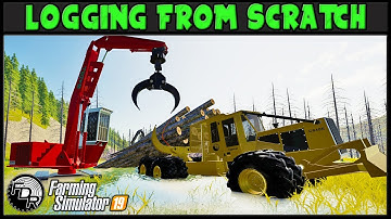 More On The Clambunk! - Logging From Scratch 157 - Farming Simulator 2019 - FDR Logging
