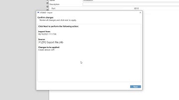 How to import a ZP2 configuration into ATS8600