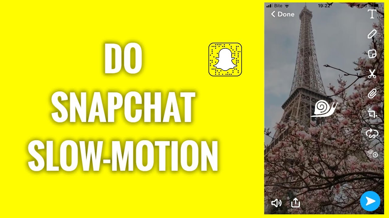 How To Do A Slow-motion On Snapchat - YouTube